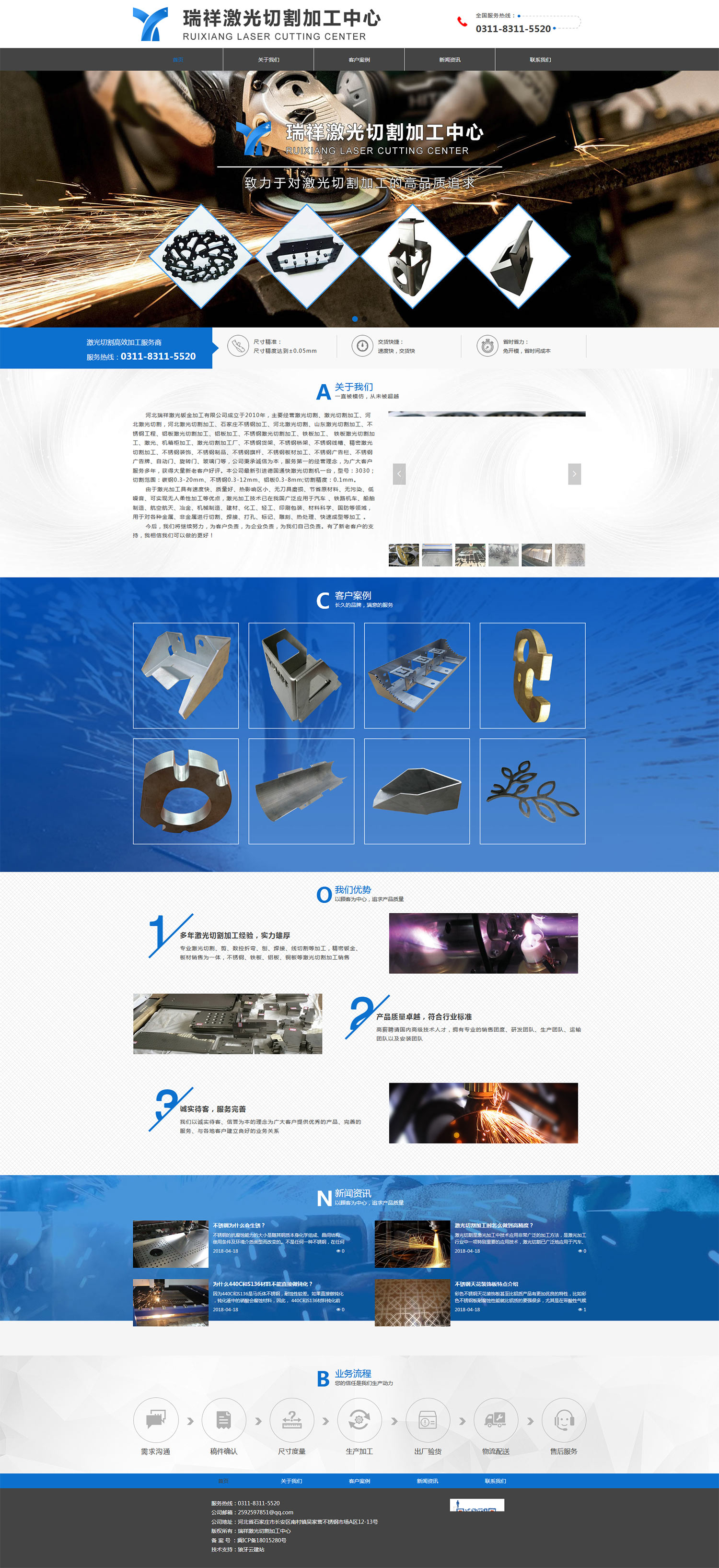 激光切割网站-瑞祥激光钣金加工案例图
